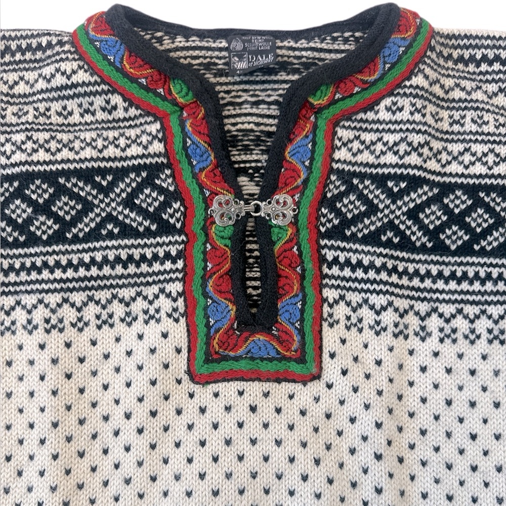 Dale Of Norway Setesdal Lusekofte Sweater 100% Norwegian Wool - Picture 7 of 12